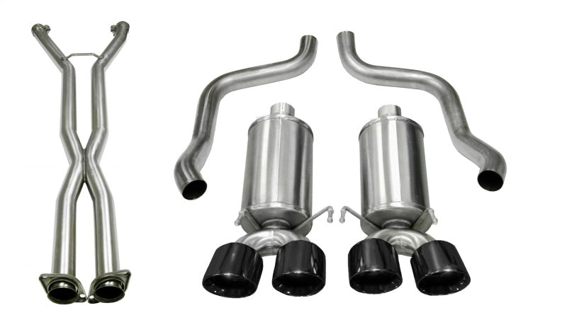 CORSA Performance Corsa 09-13 Chevy Corvette 6.2L V8 2.5in Sport Cat-Back Dual Rear Exit w/Twin 4.0in Pol Pro-Ser Tips
