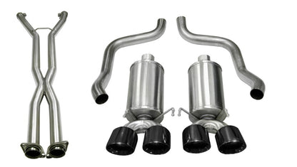 CORSA Performance Corsa 09-13 Chevy Corvette 6.2L V8 2.5in Sport Cat-Back Dual Rear Exit w/Twin 4.0in Pol Pro-Ser Tips