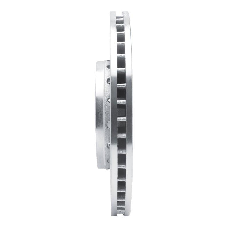 R1 Concepts R1 14-23 Dodge Charger Front Right Drilled & Slotted Silver Brake Rotor
