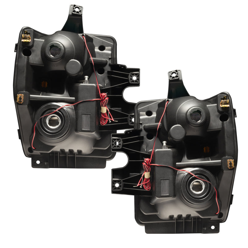 ORACLE Lighting Oracle 08-10 Ford F250 Pre-Assembled Halo Headlights Chrome Housing- w/Simple Controller