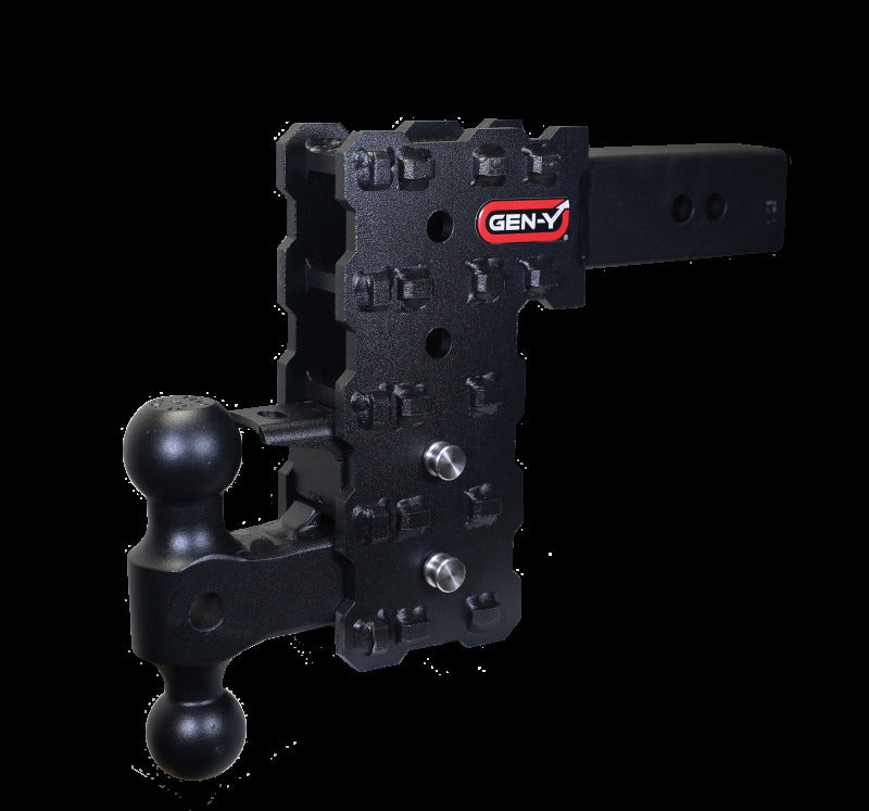 GEN-Y Hitch Gen-Y Phantom-X 2.5in Solid Shank 7.5in Drop 1.6K TW 16K Hitch w/GH-051 & GH-032 (No Flat Towing)