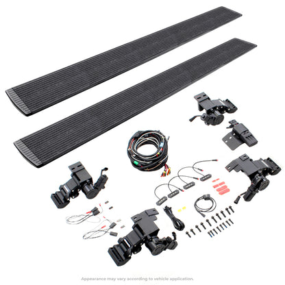 Go Rhino RealTruck 15-20 Cadillac Escalade 4dr VoltStep Electric Running Board Kit - Bedliner Coating
