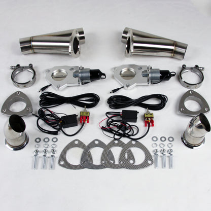 Granatelli Motor Sports Granatelli 4.0in Stainless Steel Electronic Dual Exhaust Cutout