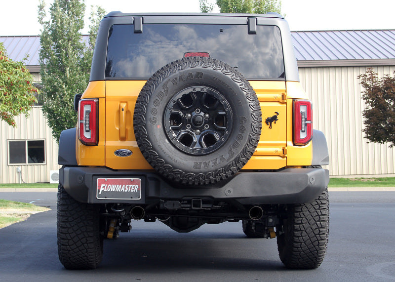 Flowmaster 21-25 Ford Bronco 2.3/2.7L Outlaw Axle-Back Exhaust System