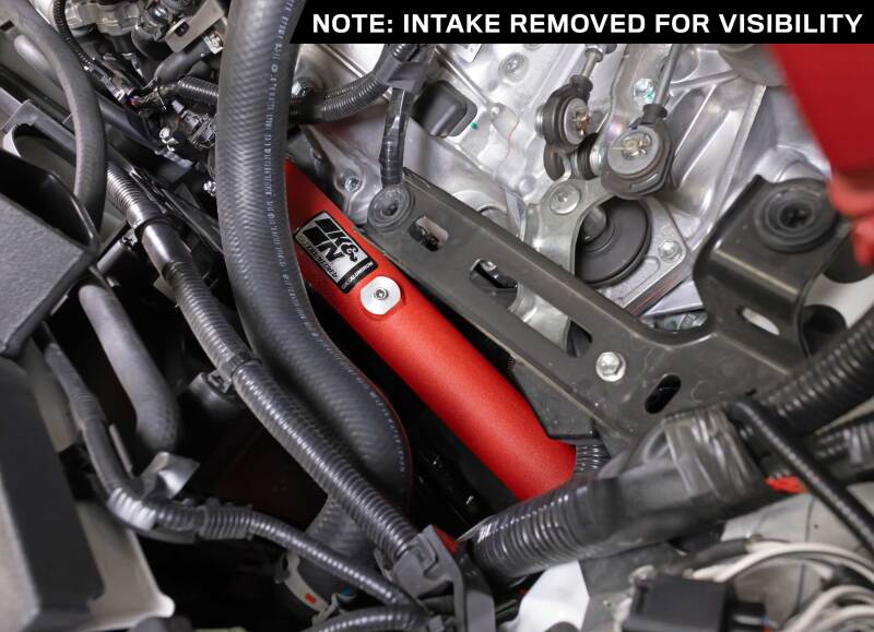 K&N Engineering K&N 23-24 Toyota GR Corolla L3 1.6L Charge Pipe Kit - Wrinkle Red