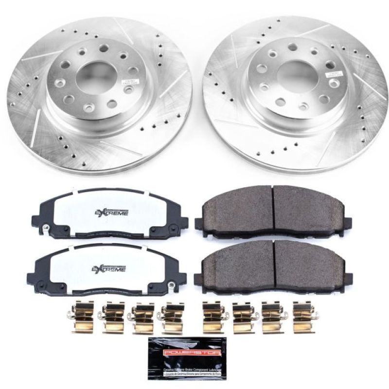 PowerStop Power Stop 18-19 Jeep Wrangler Front Z36 Truck & Tow Brake Kit