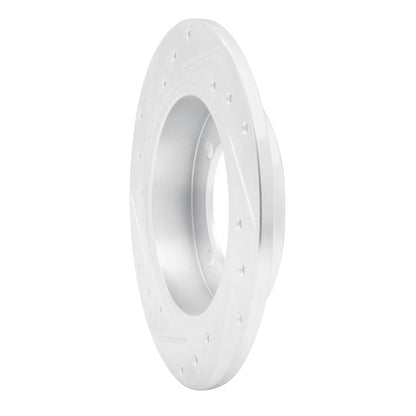 R1 Concepts R1 94-96 Hyundai Elantra Rear Right Drilled & Slotted Silver Brake Rotor