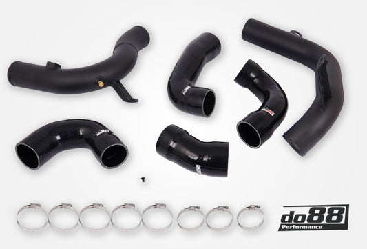 do88 Audi/Seat/Skoda/Volkswagen 1.8T/2.0T (MQB) do88 Intercooler Pressure Pipes w/Black Hoses