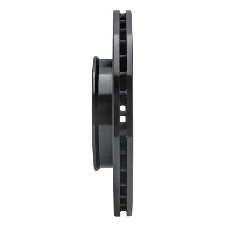 R1 Concepts R1 06-12 Dodge Attitude (Mexico) Front Left Drilled & Slotted Black Brake Rotor