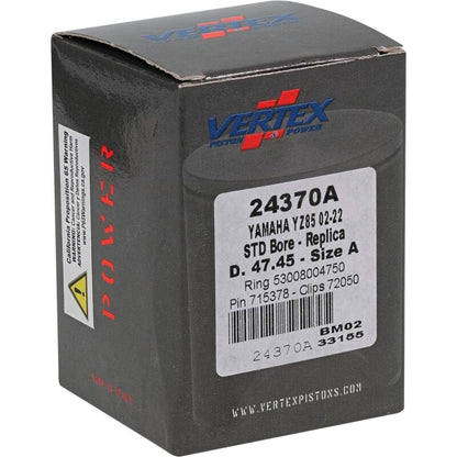 Vertex Pistons Vertex Piston 02-24 Yamaha YZ 85 85cc Cast Replica Piston Kit