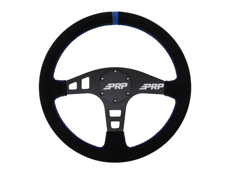 PRP Seats PRP Flat Suede Steering Wheel - Blue