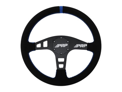 PRP Seats PRP Flat Suede Steering Wheel - Blue