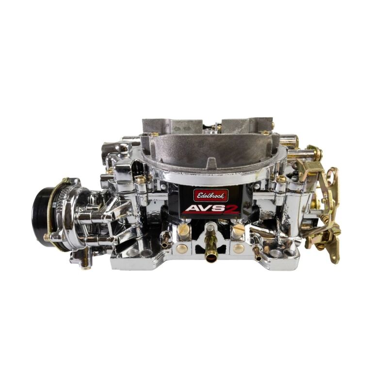 Edelbrock AVS2 650 CFM Carburetor Electric Choke - Chrome Plasma Finish