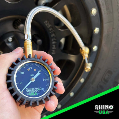 Rhino USA 60Psi Tire Deflator Gauge
