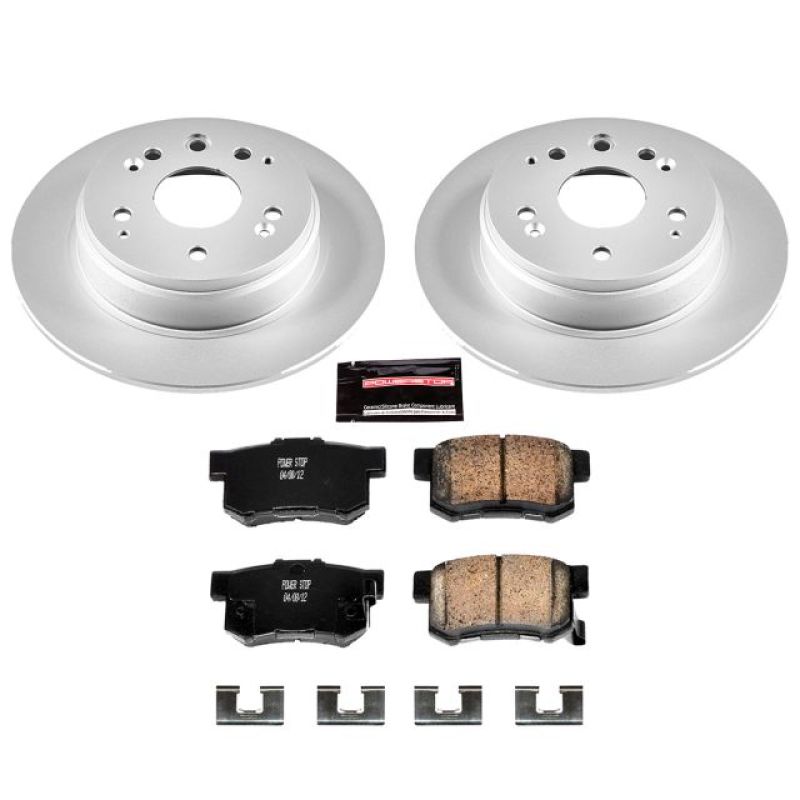 PowerStop Power Stop 99-03 Acura TL Rear Z17 Evolution Geomet Coated Brake Kit