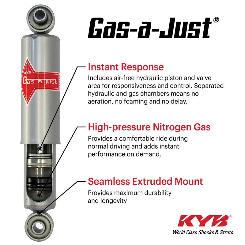 KYB Shocks & Struts Gas-A-Just Rear BRICKLIN SV-1 1974-76 CHEVROLET MOTORHOME CHASSIS DAIHATSU Rocky