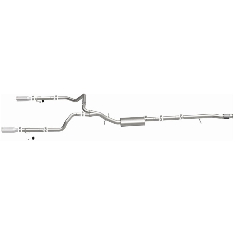 MagnaFlow 2019 Chevy Silverado 1500 V8 5.3L/V6 4.3 Street Series Dual Exit Exhaust w/ Polished Tips