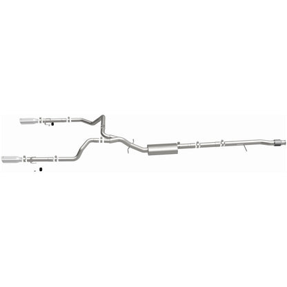 MagnaFlow 2019 Chevy Silverado 1500 V8 5.3L/V6 4.3 Street Series Dual Exit Exhaust w/ Polished Tips