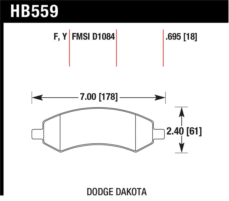 Hawk Performance Hawk LTS Street Brake Pads