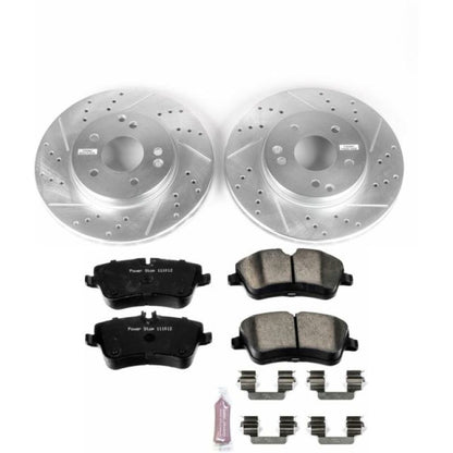 PowerStop Power Stop 02-05 Mercedes-Benz C230 Front Z23 Evolution Sport Brake Kit