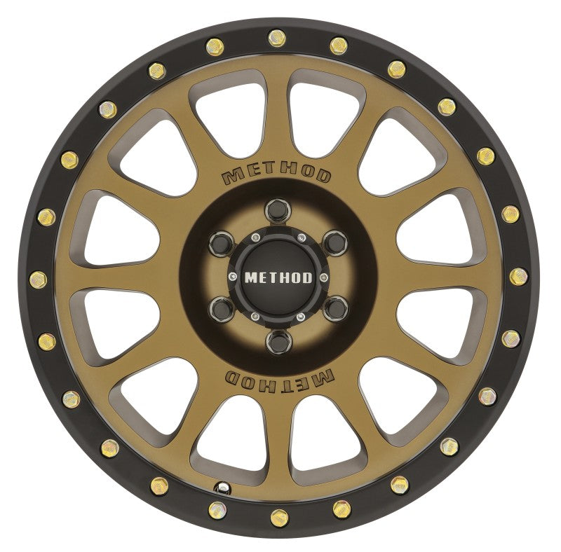 Method Wheels Method MR305 NV 18x9 0mm Offset 6x5.5 108mm CB Method Bronze/Black Street Loc Wheel