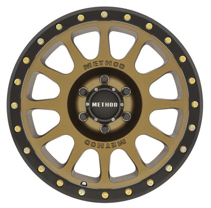 Method Wheels Method MR305 NV 18x9 0mm Offset 6x5.5 108mm CB Method Bronze/Black Street Loc Wheel