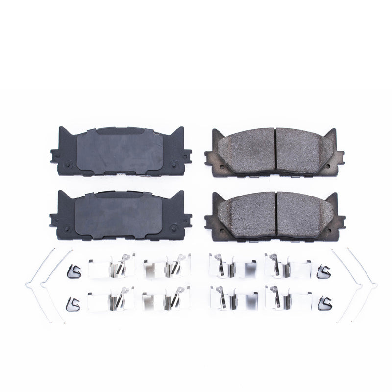 PowerStop Power Stop 13-18 Lexus ES300h Front Z17 Evolution Ceramic Brake Pads w/Hardware