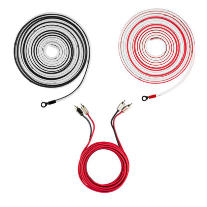 DS18 Marine Amplifier Installation Kit 8-GA 100% Copper Tinned Wire