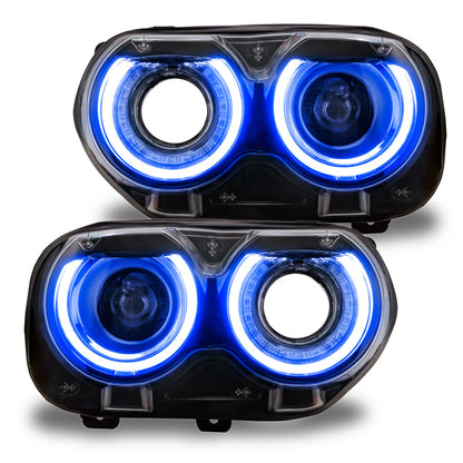 ORACLE Lighting Oracle 15-21 Dodge Challenger RGB+W Headlight DRL Upgrade Kit - ColorSHIFT