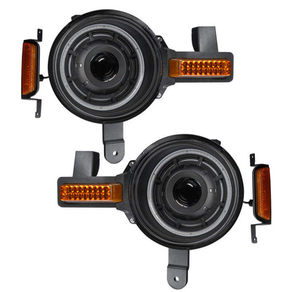 ORACLE Lighting Oracle 2021+ Ford Bronco Oculus Bi-LED Projector Headlights - ColorSHIFT LED