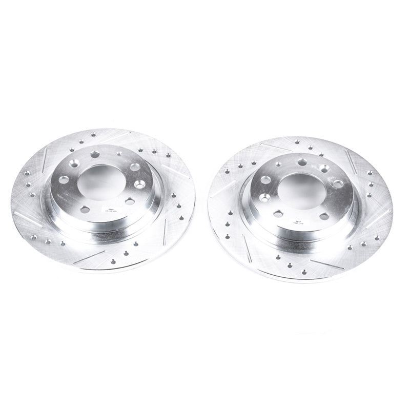 PowerStop Power Stop 06-12 Ford Fusion Rear Evolution Drilled & Slotted Rotors - Pair