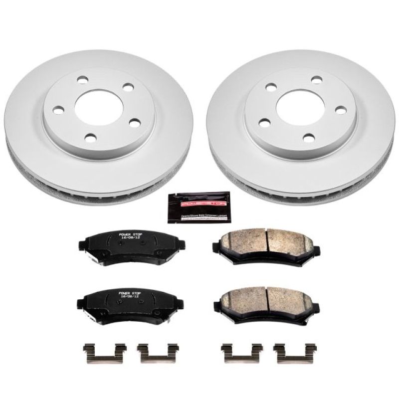 PowerStop Power Stop 97-05 Buick Century Front Z17 Evolution Geomet Coated Brake Kit