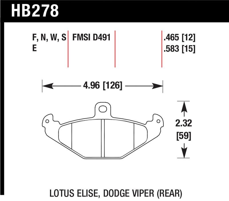 Hawk Performance Hawk HPS Street Brake Pads