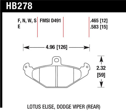 Hawk Performance Hawk HPS Street Brake Pads