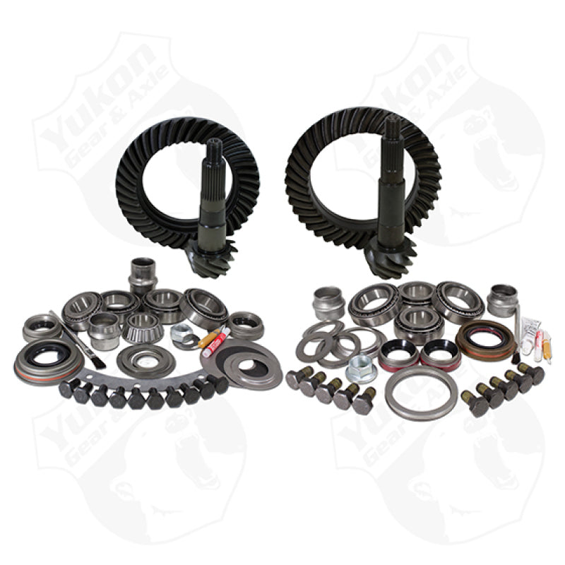 Yukon Gear & Axle Yukon Gear & Install Kit Package Jeep TJ w/ Dana 30 Front & Dana 44 Rear - 4.56in Ratio