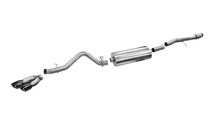 CORSA Performance Corsa 2014-19 Sierra/Silverado 1500 Crew/Dbl / Short/Std. Bed 6.2L V8 Black Sport Single SideCB Exht