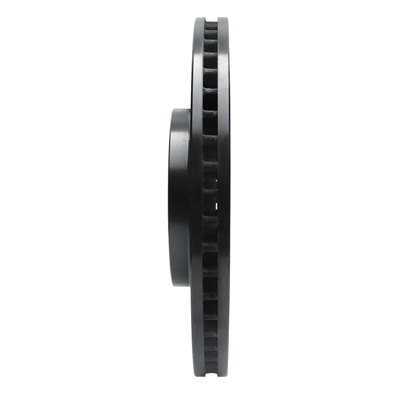 R1 Concepts R1 -24 Subaru Forester Front Right Drilled & Slotted Black Brake Rotor