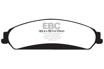 EBC 2011+ Chrysler 300C 5.7L Bluestuff Front Brake Pads