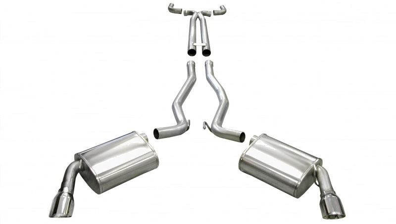 CORSA Performance Corsa 2010-2013 Chevrolet Camaro Convertible SS 6.2L V8 Manual Polished Sport Cat-Back + XO Exhaust
