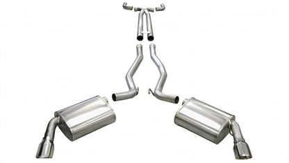CORSA Performance Corsa 2010-2013 Chevrolet Camaro Convertible SS 6.2L V8 Manual Polished Sport Cat-Back + XO Exhaust