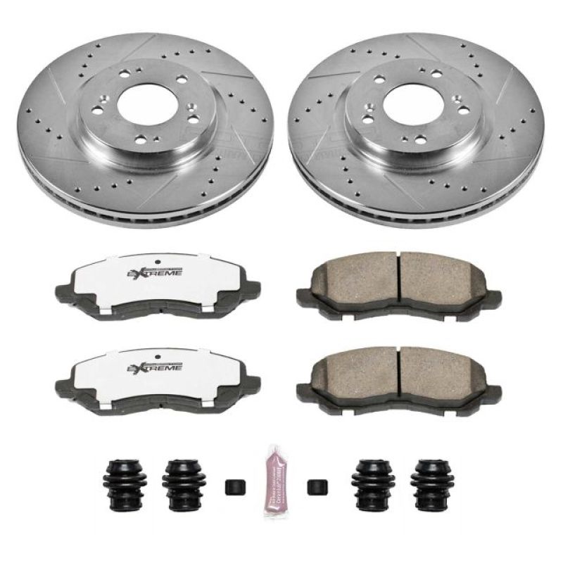 PowerStop Power Stop 06-12 Mitsubishi Eclipse Front Z26 Street Warrior Brake Kit
