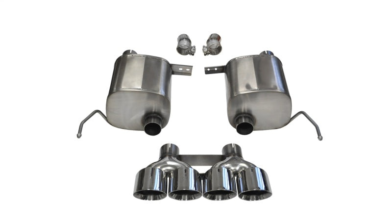 CORSA Performance Corsa 2014-2019 Corvette C7 Coupe 6.2L V8 AT/MT 2.75in Valve-Back Dual Rear Exit Polished Xtreme Exh