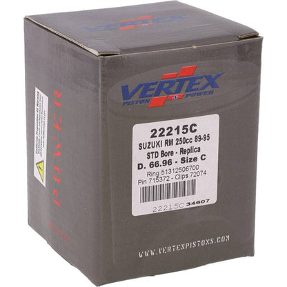 Vertex Pistons Vertex Piston 89-95 Suzuki RM 250 250cc Cast Replica Piston Kit