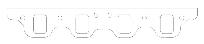 Cometic Gasket Cometic Ford 500 JC50 Pro Stock V8 .030in MLS Exhaust Manifold Gasket Set - 2.200in Round Port