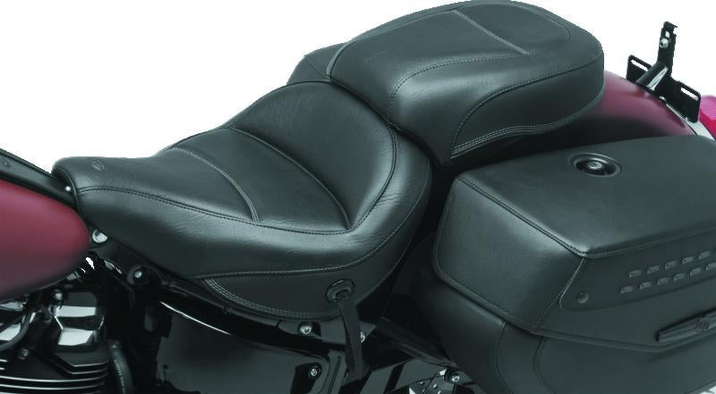 Mustang Motorcycle Mustang 18-21 Harley Heritage Classic & Deluxe Standard Touring Solo Seat - Black