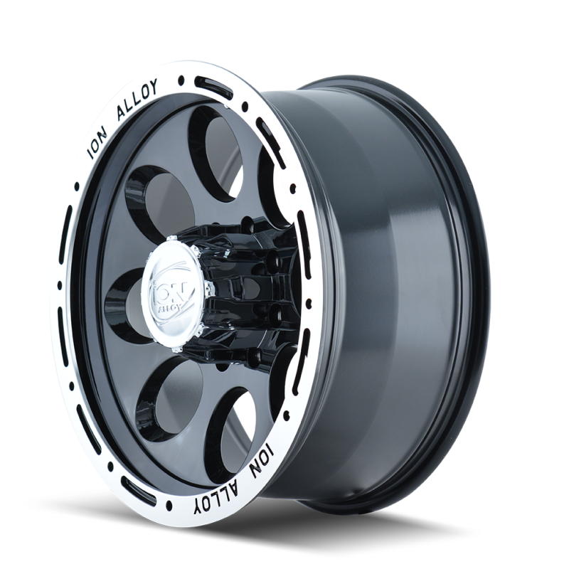 ION Wheels ION Type 174 17x9 / 5x139.7 BP / 0mm Offset / 108mm Hub Black/Machined Wheel