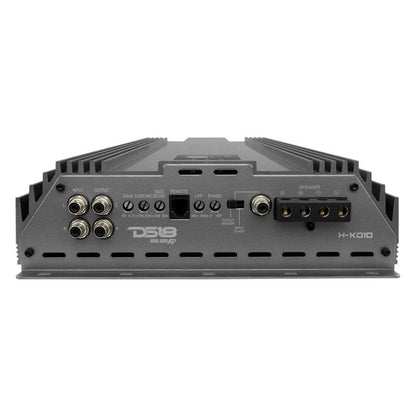 DS18 1-Chnl Amp 18000 Burst/0.67ohm 10000/1ohm 5800/2ohm 3500/4ohm Watts RMS w/ Voltmeter Black