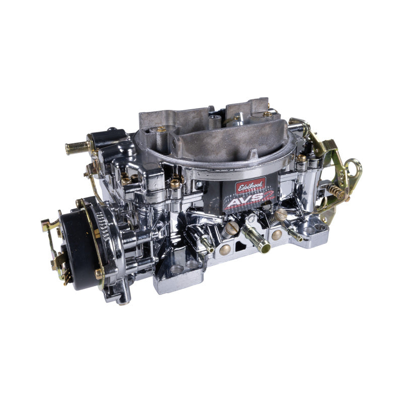Edelbrock AVS2 Carburetor 500 CFM w/ Electric Choke - Chrome Plasma