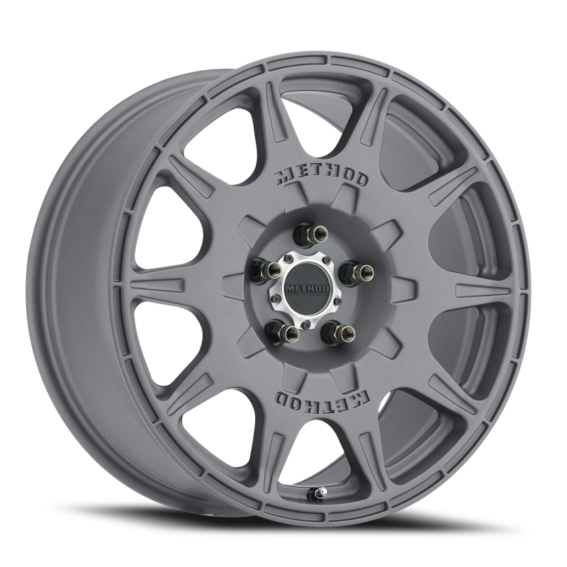 Method Wheels Method MR502 RALLY 17x8 +38mm Offset 5x4.5 67.1mm CB Titanium Wheel