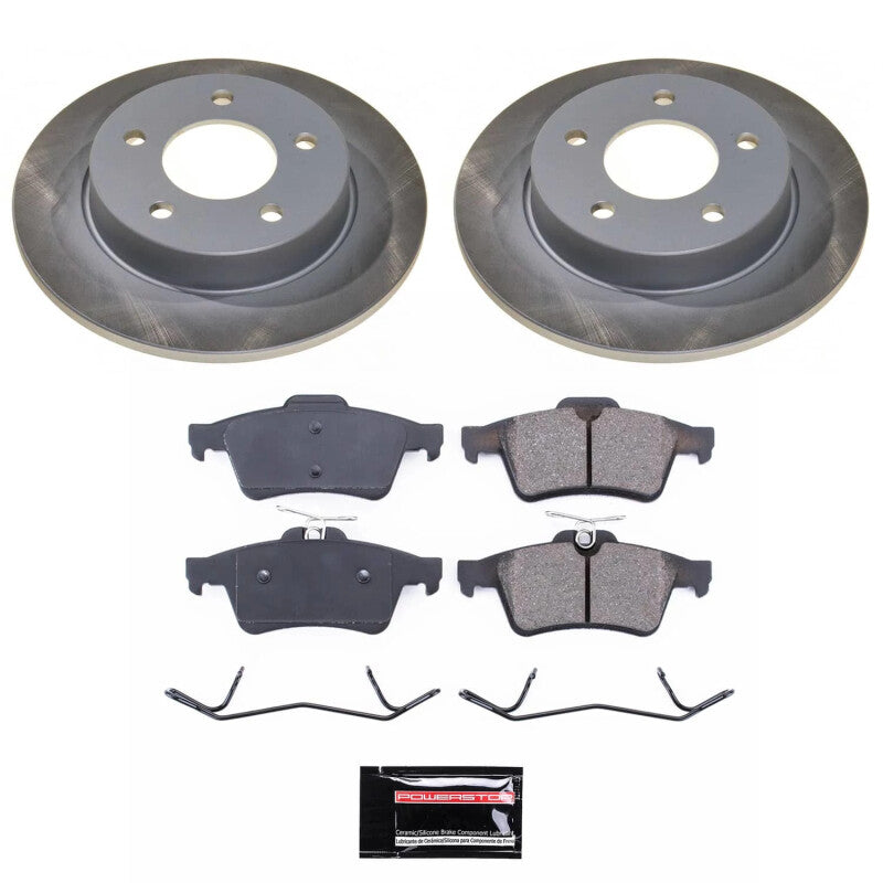 PowerStop Power Stop 06-13 Mazda 3 Rear Semi-Coated Rotor Kit